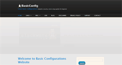 Desktop Screenshot of basicconfig.com