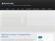 Tablet Screenshot of basicconfig.com